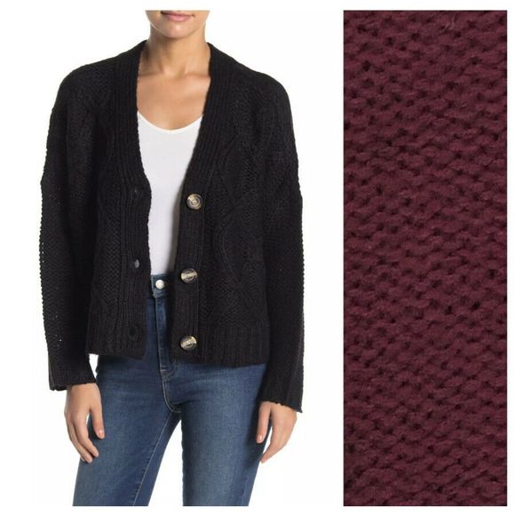 Nordstrom Sweaters - Rag Supply Cozy Fisherman Cable Knit Cardigan